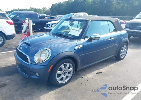 2010 Mini Cooper S z USA, uszkodzony, nr VIN WMWMS3C53ATY51128